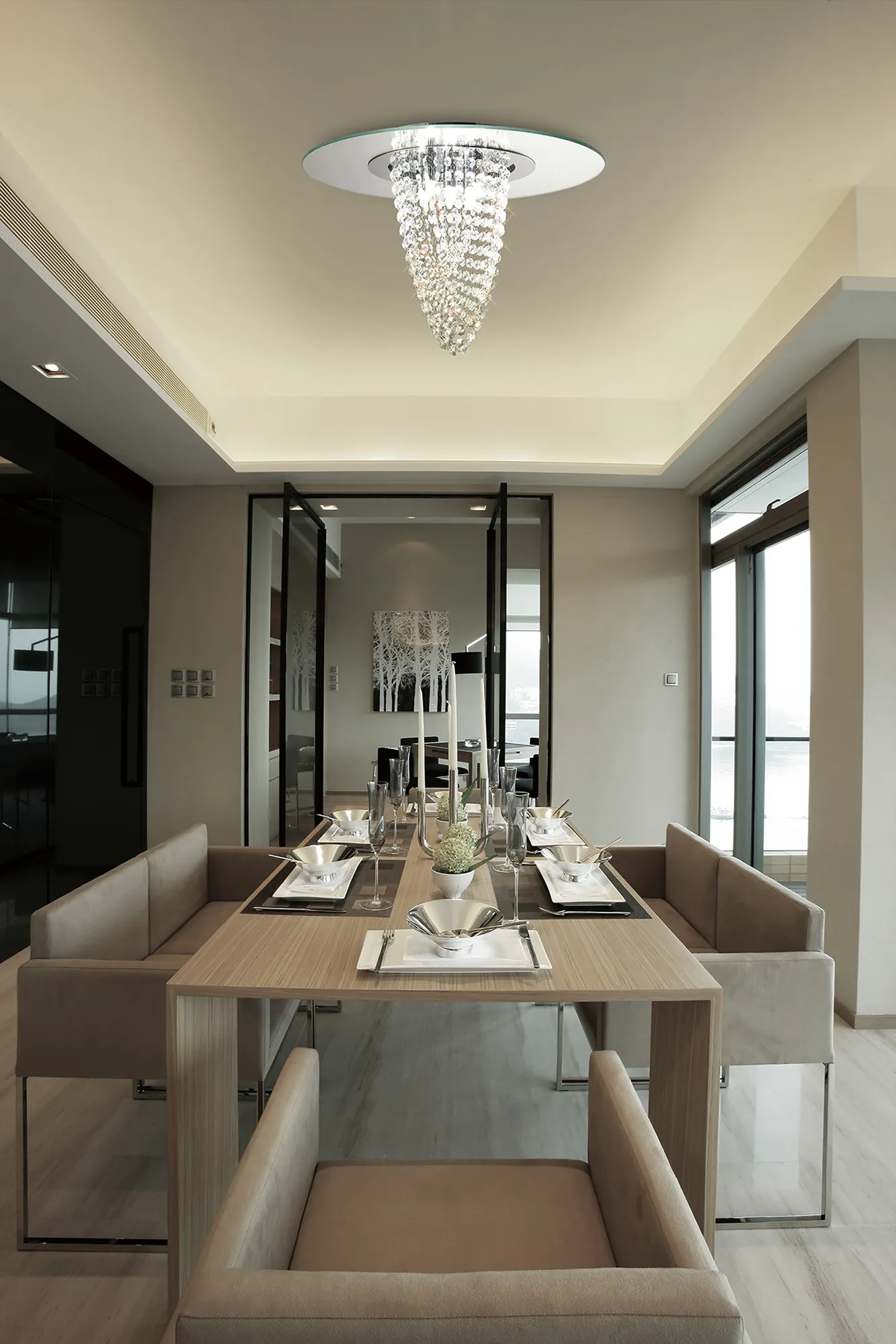 Oberon Crystal Ceiling Lights Diyas Flush Crystal Fittings Oberon Crystal Ceiling Lights Diyas Flush Crystal Fittings